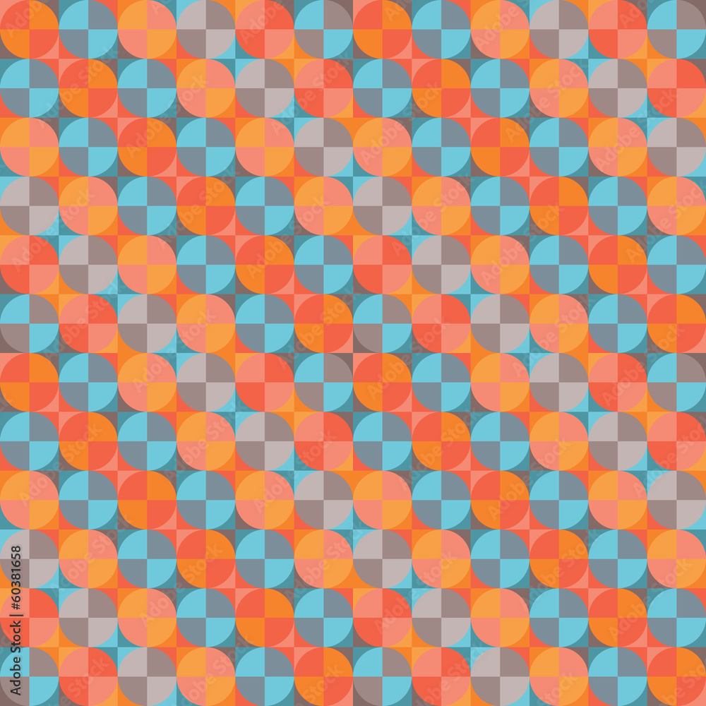 Poster abstract geometric background - seamless vector pattern