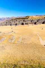Inca Wall in SAQSAYWAMAN, Peru, South America.