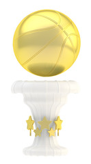 Award basketball sport trophy cup