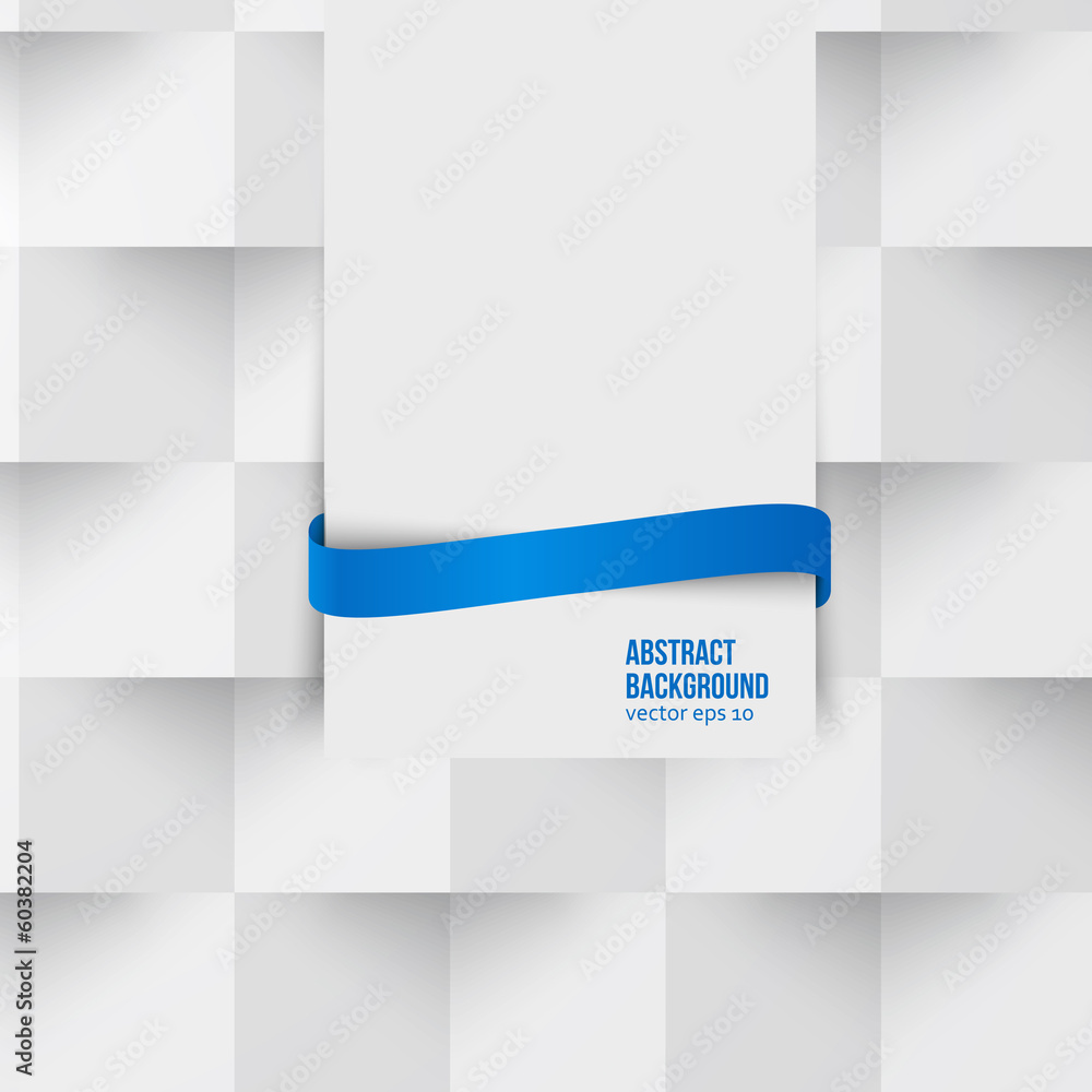 Sticker vector white triangle. abstract and grey backround
