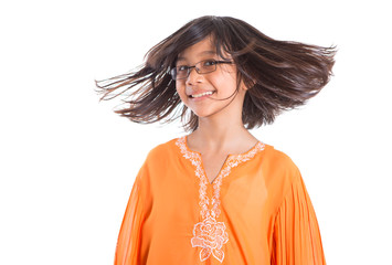 Young Girl Having Hair Fun © akulamatiau