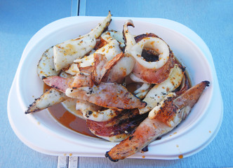 grilled squid