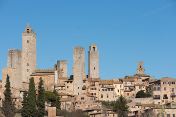 Fototapeta na wymiar San Gimignano (Toskania)