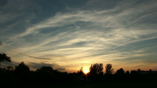 Scenic sundown short video, Ireland