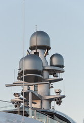 Close details of radar navigation system