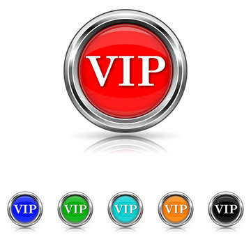 VIP icon - vector set