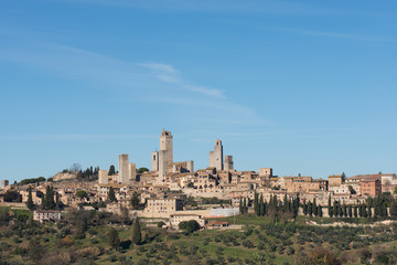 Fototapeta na wymiar San Gimignano (Toskania)
