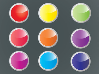 buttons colorfull