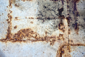 Background of a rust (deck of an old ferry)