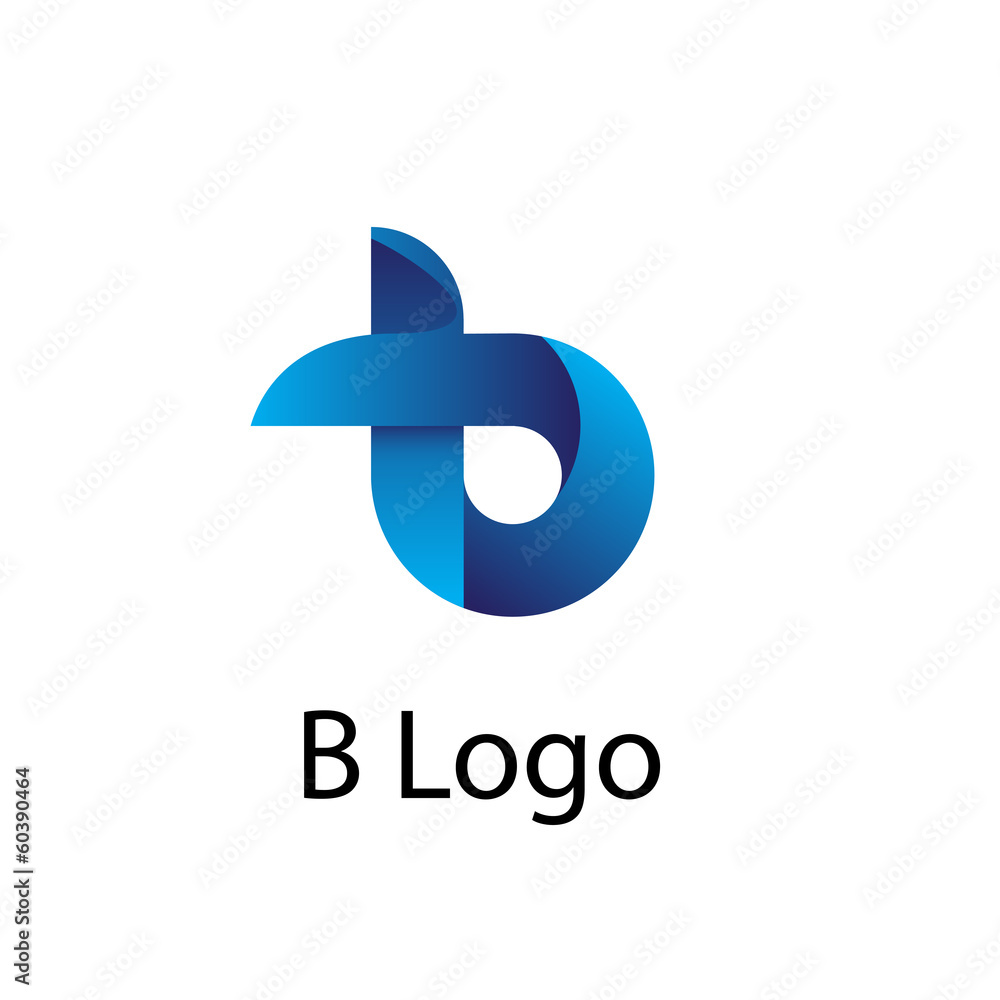 Wall mural B Logo