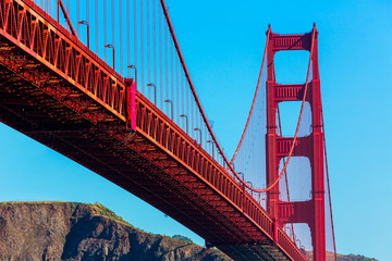 Golden Gate Bridge San Francisco from Presidio California