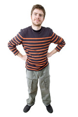 Naklejka premium man full body