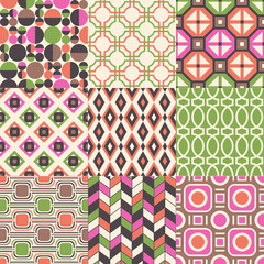 seamless abstract geometric pattern