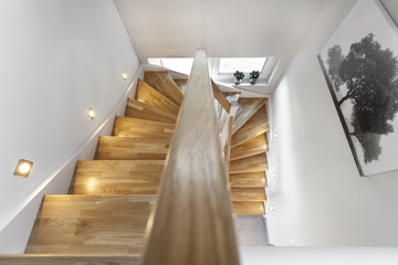 Treppenstufen Holztreppe Wohnung