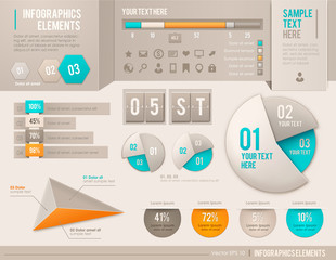 Vector infographics elements