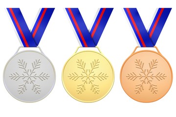 Médailles pour les jeux d’hiver