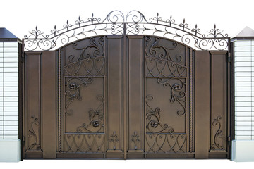 Forged  decorative  gates.