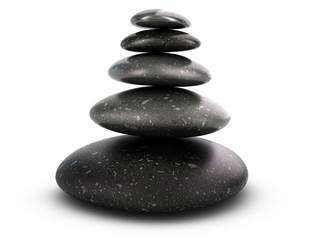 Five Pebbles Stacked, Harmony Concept
