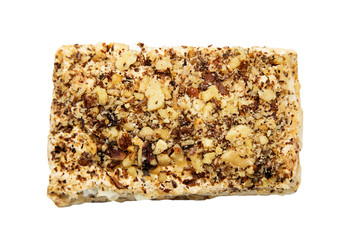 cake on a white background