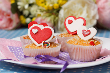 valentine's day muffins