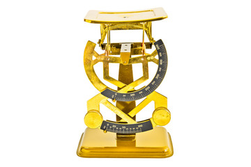 Goldene Briefwaage