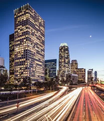 Foto op Plexiglas Los Angeles, California Downtown Cityscape © SeanPavonePhoto