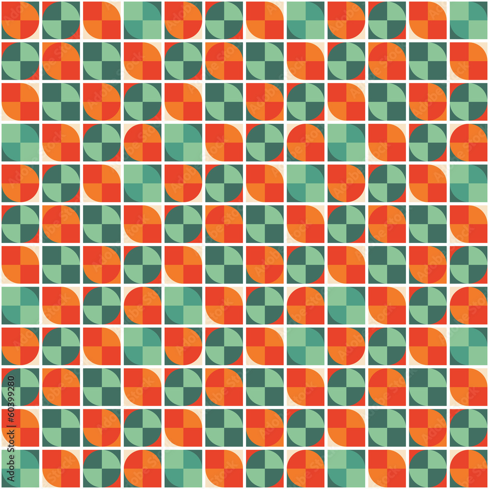Poster abstract geometric background - seamless vector pattern