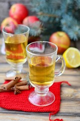 Mulled apples wine