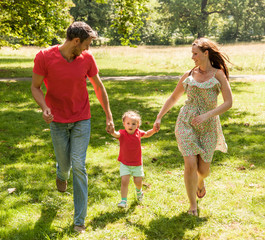 Fototapeta premium running family