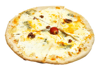 italian pizza quatro formaggi (four cheese)