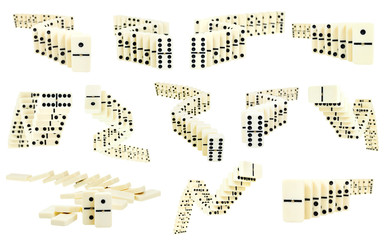set of zigzags from domino tiles