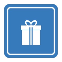 Cadeau dans un panneau