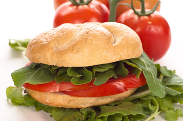 panino con pomodoro e rucola