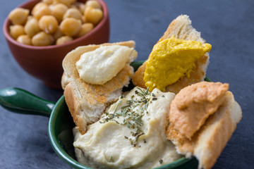 different hummus versions