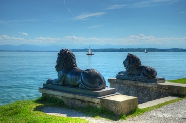starnbergersee am morgen