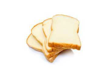Isolated Bread and Toaster