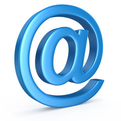 email symbol on a white background