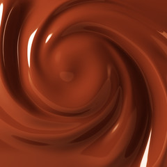 Chocolate cream swirl background