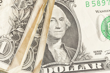american dollar close-up