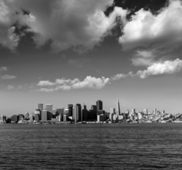 San Francisco skyline in California from Treasure Island