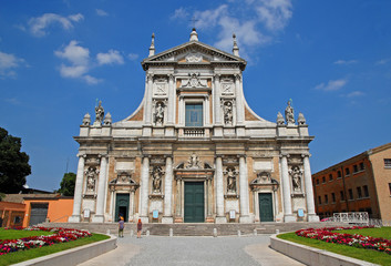 Fototapeta na wymiar Włochy Ravenna Saint Mary w Porto bazyliki