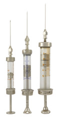 Old syringe and needle