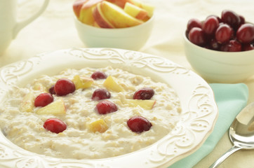 Oatmeal with fruit