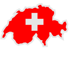 Switzerland Map Logo