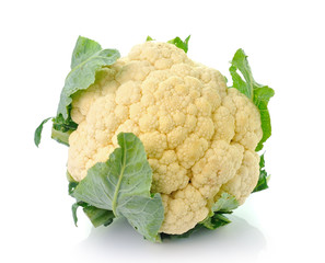 cauliflower isolated on white background