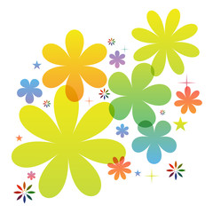 Flower Icon Vector illustration.