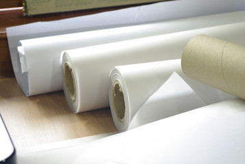 roll of plotter paper for printing