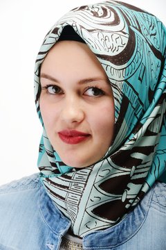 Young beautiful Muslim girl portrait