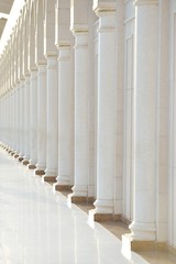 Row of pillars
