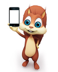 Squirrel with mobile